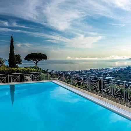 Villa Gaia - Luxury Villa, Pool & Wellness Rooms Bordighera Exterior foto