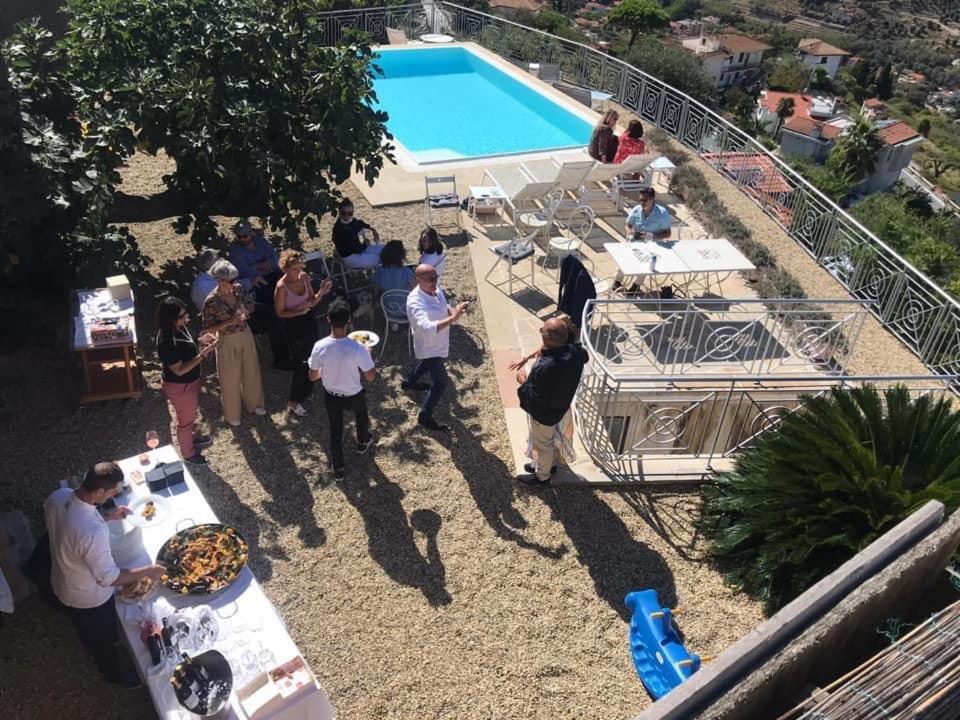 Villa Gaia - Luxury Villa, Pool & Wellness Rooms Bordighera Exterior foto