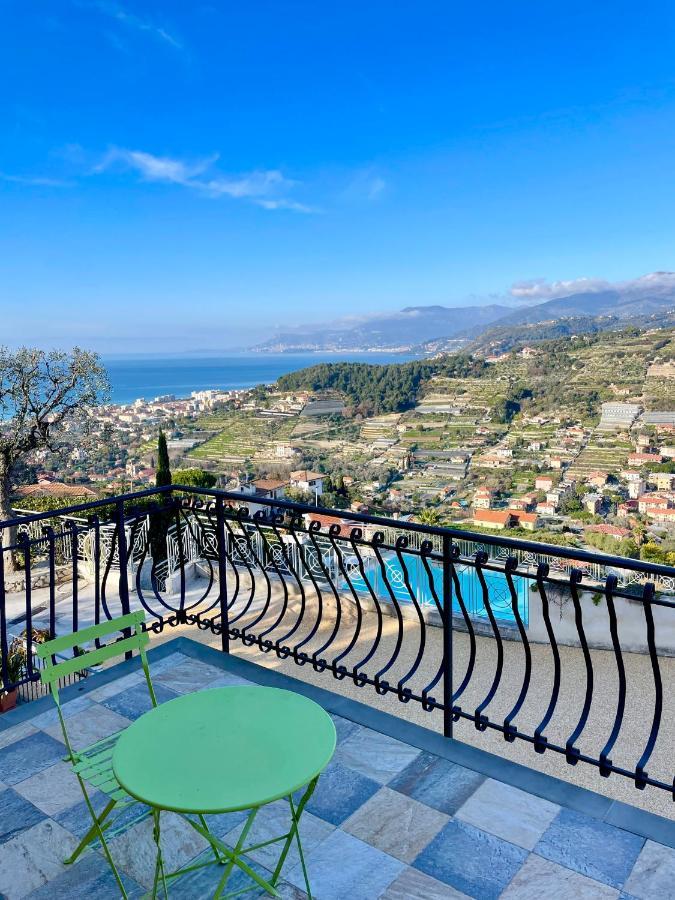 Villa Gaia - Luxury Villa, Pool & Wellness Rooms Bordighera Exterior foto