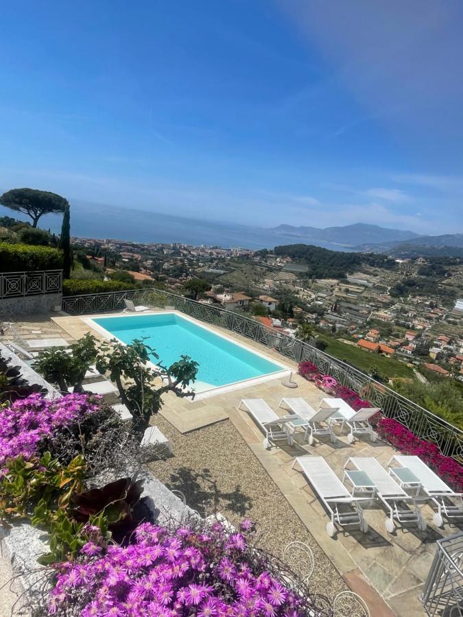 Villa Gaia - Luxury Villa, Pool & Wellness Rooms Bordighera Exterior foto